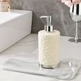 thumbnail image 1 of White Ceramic Soap Dispenser,420ml Exquisite Appearance Hand Soap Dispenser,Easy Use Suitable for Bathroom, Kitchen,Office, 1 of 6