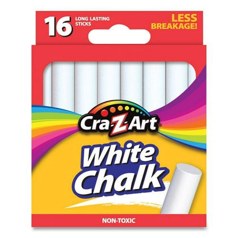 White Chalk, 16/Pack White Chalk, 16/Pack