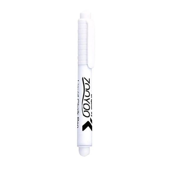 White Chalkboard Liquid, Blackboard Sticker Pen for Markers and Chalk, Erasable Dry Erase Marker for Glass, Windows, and Removable Chalk Paint for Home, Office, Classroom