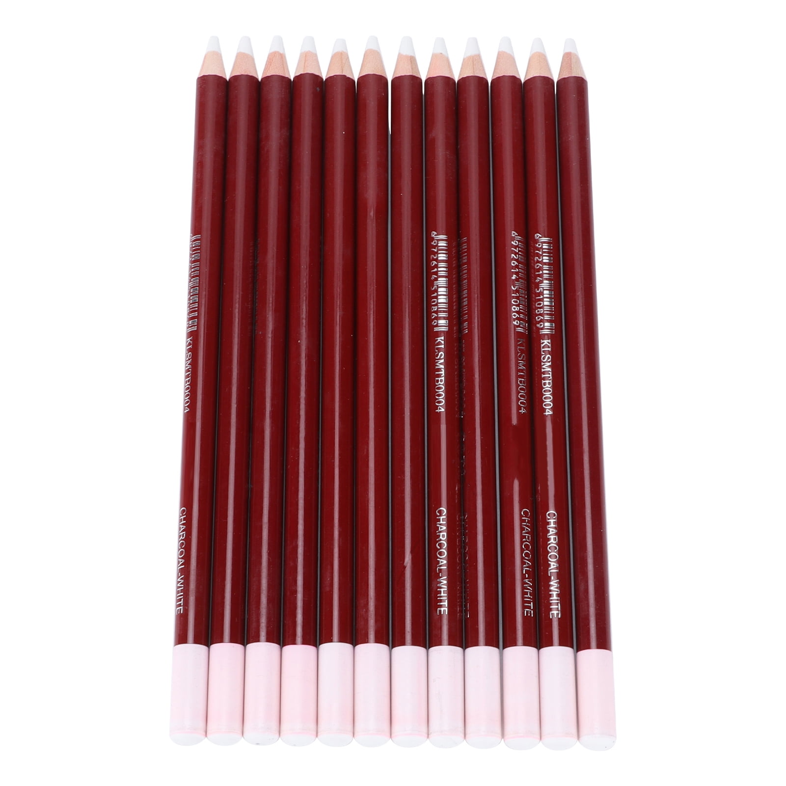 White Charcoal Pencils - Set of 12