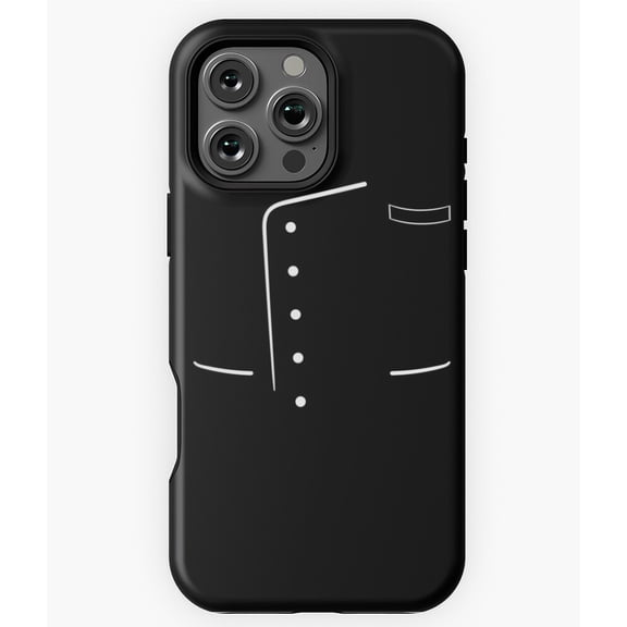 White Chef's Jacket Culinary Phone Case for iPhone 16 15 14 13 12 11 Pro Max