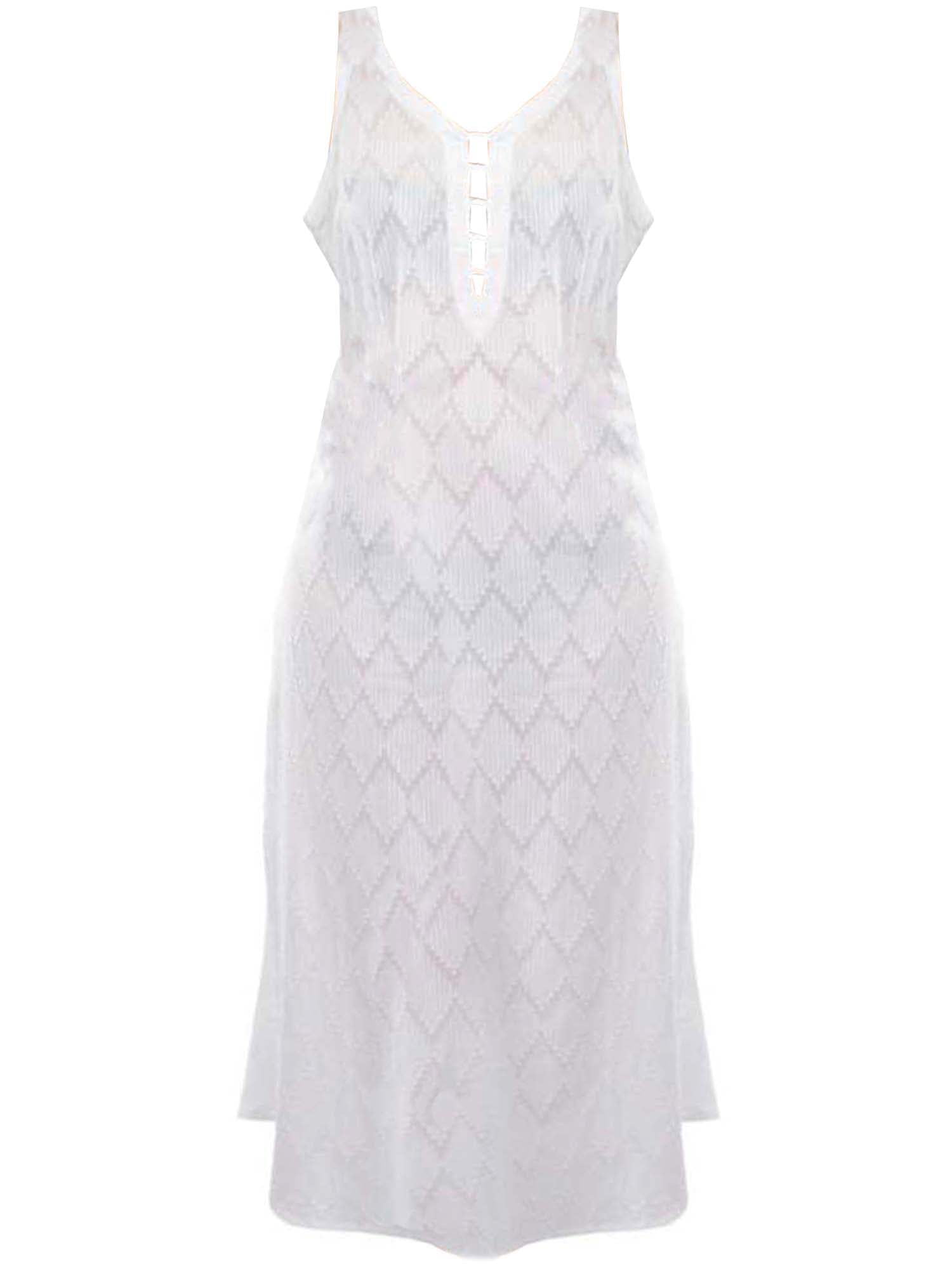 chinese dress ladies Sunset Plans Chevron Crochet Maxi Dress main image 1
