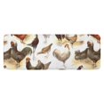 thumbnail image 1 of White Chicken Breed Pattern Kitchen Rug Mat,Kitchen Runner Rugs Non Skid Washable,Decorative Kitchen Floor Mats for Kitchen,Sink,Laundry,17"x47.2", 1 of 7