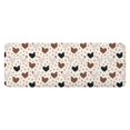 thumbnail image 1 of White Chicken Heart Pattern Kitchen Rug Mat,Kitchen Runner Rugs Non Skid Washable,Decorative Kitchen Floor Mats for Kitchen,Sink,Laundry,17"x47.2", 1 of 7