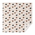 thumbnail image 1 of White Chicken Heart Pattern Square Tablecloth,Waterproof Square Table Cover,Wipeable Spillproof Washable Table Cover for Home Kitchen Party Decor 60"x60"(152x152cm), 1 of 6