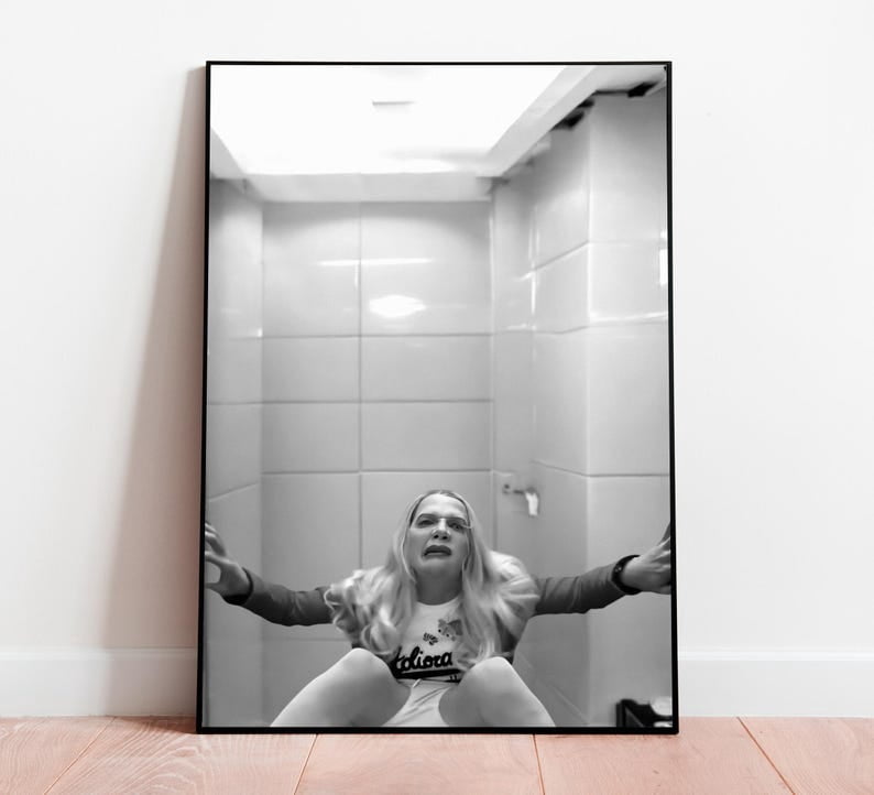 White Chicks Movie Poster, Funny Bathroom Wall Art, Black and White ...