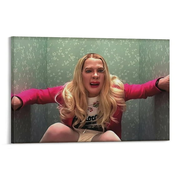 "White Chicks" poster, comedy movie, bathroom wall decoration, retro colorful humorous comedy canvas painting, toilet sign picture poster, classic 90s retro movie room, modern home decoration
