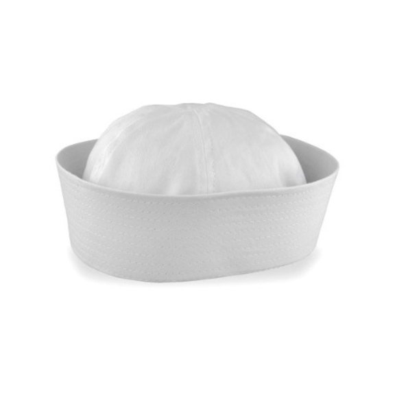 White Child Sailor Gob Hat