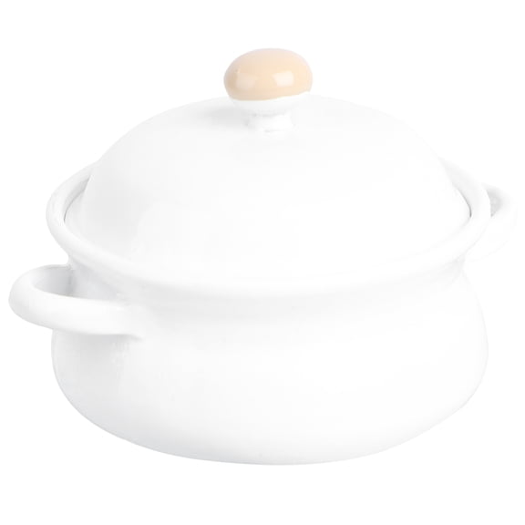 White Childrens Toys Mini Soap Bowl Figurine Miniature Kitchen Tool Living Room Doll House