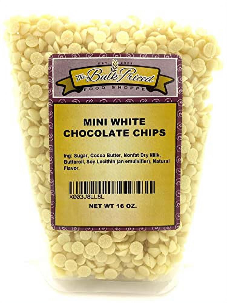 White Chocolate Chips (1Lb. Resealable Zip Lock Stand Up Bag)