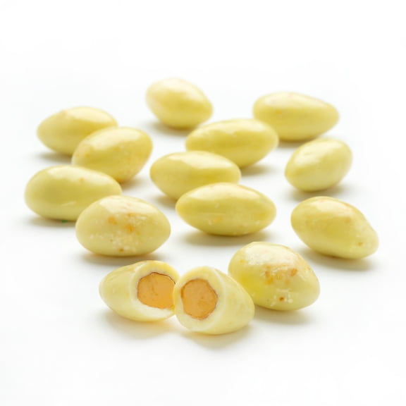 White Chocolate Coconut Almonds - Half Pound (8 Ounces) - Gourmet Candy by CandyKorner