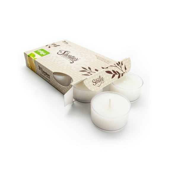 White Chocolate Mint Tealight Candles - 6 White Premium Scented Tea Lights - Shortie's Candle Company
