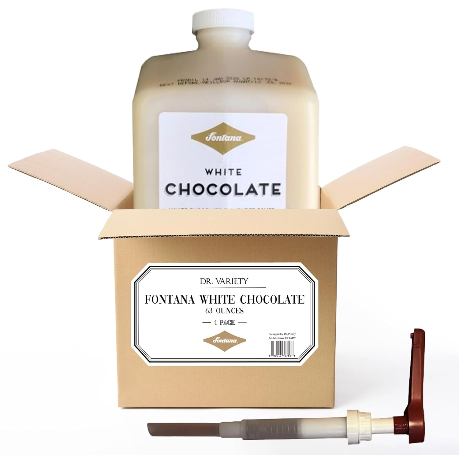 White Chocolate Mocha Sauce 63 fl oz, Coffee Latte Beverage, Dessert