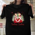 thumbnail image 1 of White Christmas 1954 Sisters Retro Vintage Holiday Movie Fan Graphic G102 Unisex T-Shirt, Up to Size 5XL, 1 of 2