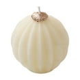 thumbnail image 1 of White Christmas Ball Candle Aromatic Spherical Scented Candle Holiday Home Ornament Festive Decor 2.76x2.36 Inch, 1 of 6