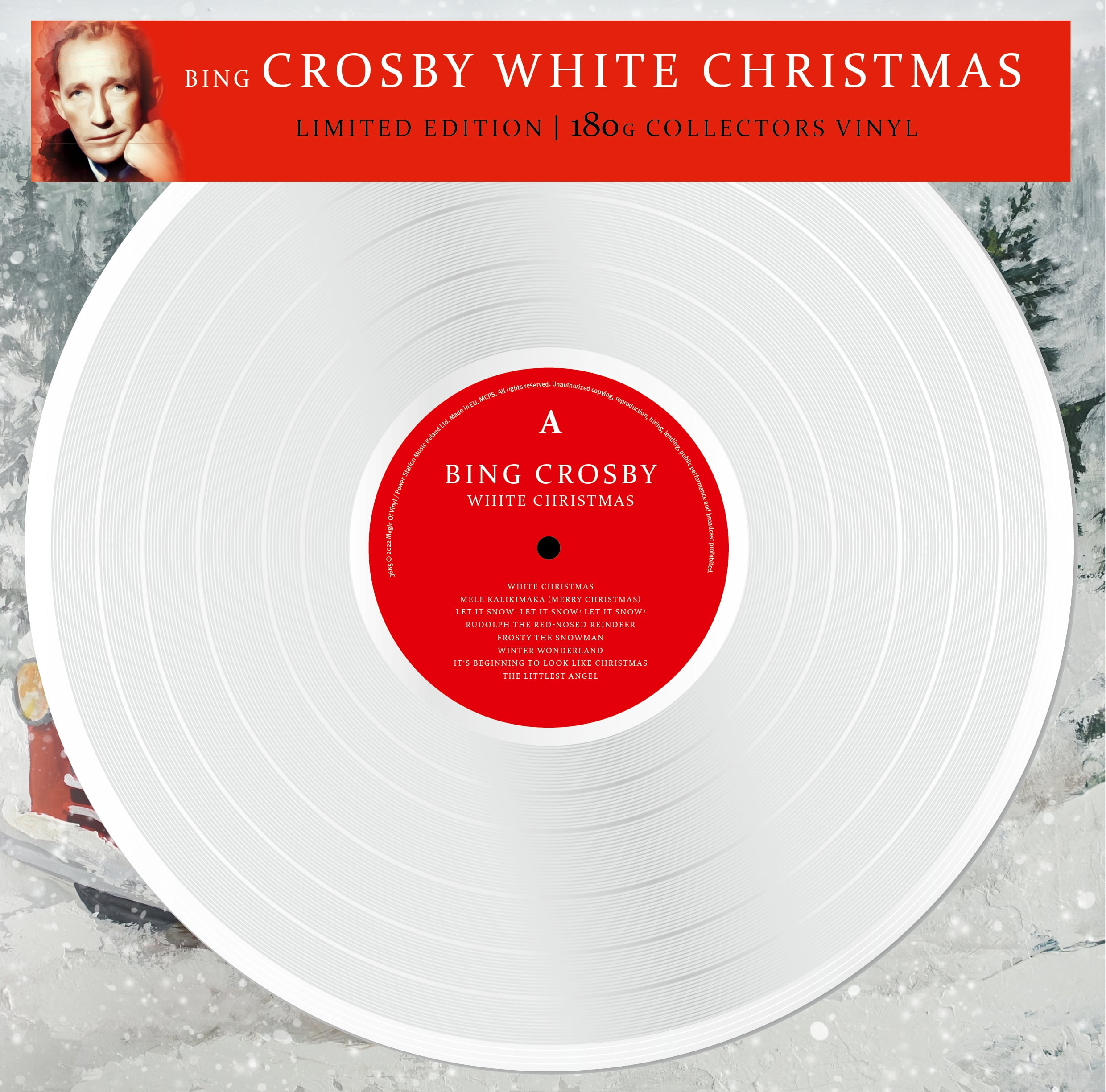 Bing Crosby White Christmas (Vinyl Record) 12" Album Coloured Vinyl