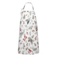 thumbnail image 1 of White Christmas Bird and Pine Apron-Garden Aprons for Women with Pockets-Cotton Linen Waterproof Kitchen Cooking Gardening Aprons Adjustable for Kitchen,Cooking,BBQ and Salon 32"x27", 1 of 7