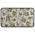 thumbnail image 1 of White Christmas Candy Cane Pattern Door Rugs,Washable Non Slip Door Mats Indoor,Decorative Door Mats,Entry Mat Indoor for Entrance,Bedroom,Kitchen,Bathroom,30"x17", 1 of 6