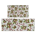 thumbnail image 1 of White Christmas Candy Cane Pattern Kitchen Rugs Sets Of 2,Anti Fatigue Kitchen Mat Rugs Non Slip Washable,Decorative Kitchen Floor Mats for Kitchen,Sink,Laundry,17"x30"+17"x47", 1 of 7