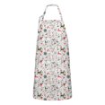 thumbnail image 1 of White Christmas Deer and Gift Apron-Garden Aprons for Women with Pockets-Cotton Linen Waterproof Kitchen Cooking Gardening Aprons Adjustable for Kitchen,Cooking,BBQ and Salon 32"x27", 1 of 7
