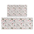 thumbnail image 1 of White Christmas Deer and Gift Pattern Kitchen Rugs Sets Of 2,Anti Fatigue Kitchen Mat Rugs Non Slip Washable,Decorative Kitchen Floor Mats for Kitchen,Sink,Laundry,17"x30"+17"x47", 1 of 7