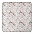 thumbnail image 1 of White Christmas Deer and Gift Pattern Square Fitted Tablecloth with Elastic Edge,Square Table Cover,Washable Elastic Table Cover for Home Kitchen Party Decor 36"x36", 1 of 6