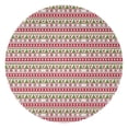 thumbnail image 1 of White Christmas Folk Pattern Round Blanket,Comfortable Soft Flannel Throw Blanket,All Season,Warm Lightweight Blankets for Sofa Bed Couch Living Room Chair 47"x47", 1 of 5