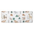 thumbnail image 1 of White Christmas Forest Animal Pattern Kitchen Rug Mat,Kitchen Runner Rugs Non Skid Washable,Decorative Kitchen Floor Mats for Kitchen,Sink,Laundry,17"x47.2", 1 of 7
