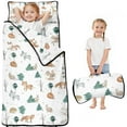 thumbnail image 1 of White Christmas Forest Animal Pattern Toddler Nap Mats for Kids Preschool,50"x20" Sleeping Mat Bag or Kids,Toddler Sleeping Bag,Toddler Nap Mat or Daycare, 1 of 6