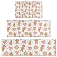 thumbnail image 1 of White Christmas Gingerbread Man Pattern Kitchen Rugs Sets Of 3,Kitchen Runner Rugs Non Skid Washable,Decorative Kitchen Floor Mats for Kitchen,Sink,Laundry,17"x30"+ 17"x47" + 17"x59", 1 of 6