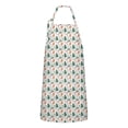 thumbnail image 1 of White Christmas Gingerbread and Tree Apron-Garden Aprons for Women with Pockets-Cotton Linen Waterproof Kitchen Cooking Gardening Aprons Adjustable for Kitchen,Cooking,BBQ and Salon 32"x27", 1 of 7