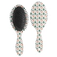 thumbnail image 1 of White Christmas Gingerbread and Tree Pattern Hair Brush,Girls Detangling Hair Brush,Glide Through Tangles with Ease for Wet & Dry Hair,8.8"X2.8", 1 of 7