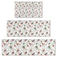 thumbnail image 1 of White Christmas Gnome and Light Pattern Kitchen Rugs Sets Of 3,Kitchen Runner Rugs Non Skid Washable,Decorative Kitchen Floor Mats for Kitchen,Sink,Laundry,17"x30"+ 17"x47" + 17"x59", 1 of 6