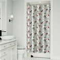thumbnail image 1 of White Christmas Gnome and Light Pattern Shower Curtain 36"x72" ,Bathroom Decorative Shower Curtains Set with 12 Hooks,Modern Waterproof Washable Shower Curtain, 1 of 6
