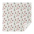thumbnail image 1 of White Christmas Gnome and Light Pattern Square Tablecloth,Waterproof Square Table Cover,Wipeable Spillproof Washable Table Cover for Home Kitchen Party Decor 42"X42"(107x107cm), 1 of 6