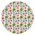 thumbnail image 1 of White Christmas Gnome Pattern Round Fitted Tablecloth with Elastic Edge,Dining Table Cover Waterproof,Outdoor Round Tablecloth for Camping,Dining,Indoor and Outdoor, 1 of 7