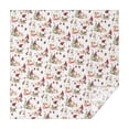 thumbnail image 1 of White Christmas Gnome Pattern Square Tablecloth,Waterproof Square Table Cover,Wipeable Spillproof Washable Table Cover for Home Kitchen Party Decor 42"X42"(107x107cm), 1 of 6