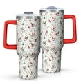 thumbnail image 1 of White Christmas Gnome and Light Pattern Tumbler with Handle and Lid,40oz Double Wall Vacuum Insulated Tumbler,Cups Gift for Women and Men, 1 of 7