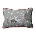 thumbnail image 1 of White Christmas Rectangular Throw Pillow, 1 of 4