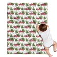 thumbnail image 1 of White Christmas Red Truck and Tree Pattern Blanket,Comfortable Soft Flannel Throw Blanket,All Season,Warm Lightweight Blankets for Sofa Bed Couch Living Room Chair,30"x40", 1 of 4