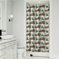 thumbnail image 1 of White Christmas Red Truck and Tree Pattern Shower Curtain 36"x72" ,Bathroom Decorative Shower Curtains Set with 12 Hooks,Modern Waterproof Washable Shower Curtain, 1 of 6