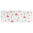 thumbnail image 1 of White Christmas Reindeer and Tree Pattern Kitchen Rug Mat,Kitchen Runner Rugs Non Skid Washable,Decorative Kitchen Floor Mats for Kitchen,Sink,Laundry,17"X47", 1 of 5