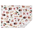thumbnail image 1 of White Christmas Santa Pattern Rectangle Tablecloth 60"x84",Waterproof Polyester Rectangle Table Cloth, Wipeable Spillproof Polyester Tablecloth for Dining, Camping, Indoor and Outdoor, 1 of 5