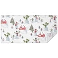 thumbnail image 1 of White Christmas Snowman Pattern Rectangle Tablecloth 60"x120",Waterproof Polyester Rectangle Table Cloth, Wipeable Spillproof Polyester Tablecloth for Dining, Camping, Indoor and Outdoor, 1 of 6
