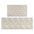 thumbnail image 1 of White Christmas Star and Gift Pattern Kitchen Rugs Sets Of 2,Anti Fatigue Kitchen Mat Rugs Non Slip Washable,Decorative Kitchen Floor Mats for Kitchen,Sink,Laundry,17"x30"+17"x47", 1 of 7