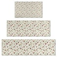 thumbnail image 1 of White Christmas Star and Gift Pattern Kitchen Rugs Sets Of 3,Kitchen Runner Rugs Non Skid Washable,Decorative Kitchen Floor Mats for Kitchen,Sink,Laundry,17"x30"+ 17"x47" + 17"x59", 1 of 6