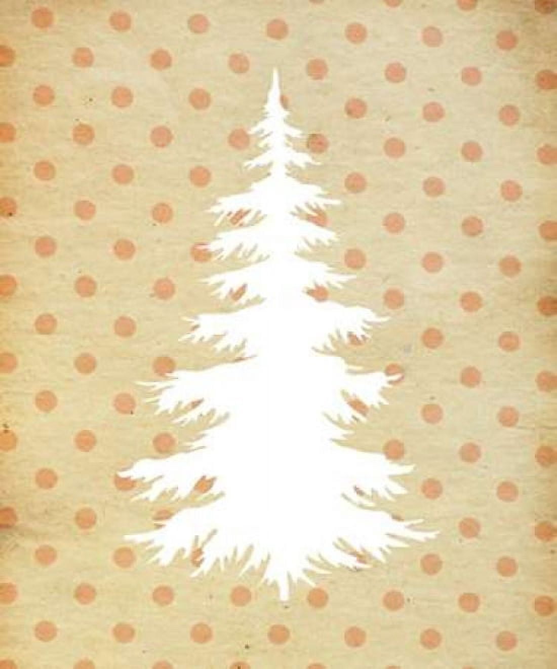 White Christmas Tree Canvas Art - Tara Moss (20 x 24)