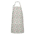 thumbnail image 1 of White Christmas Tree and Ornament Apron-Garden Aprons for Women with Pockets-Cotton Linen Waterproof Kitchen Cooking Gardening Aprons Adjustable for Kitchen,Cooking,BBQ and Salon 32"x27", 1 of 7