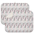 thumbnail image 1 of White Christmas Tree Pattern Dish Drying Mat for Kitchen 1 Pack, Ultra Absorbent Microfiber Dishes Drainer Mats,18x24in(46x61cm), 1 of 4