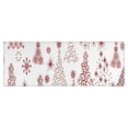 thumbnail image 1 of White Christmas Tree Pattern Kitchen Rug Mat,Kitchen Runner Rugs Non Skid Washable,Decorative Kitchen Floor Mats for Kitchen,Sink,Laundry,17"X47", 1 of 5